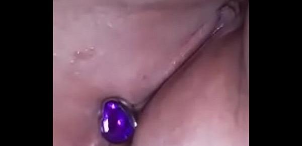  My purple butt plug